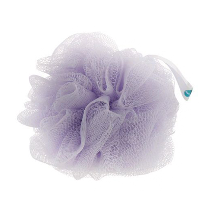 Мочалка Balmy Naturel Bath Pouf Medium синтетична, середня, бузкова (02502-07)